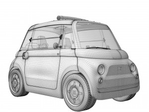 Fiat Topolino 2023 Modèle 3D