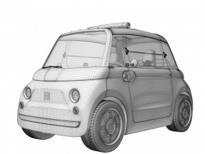 Fiat Topolino 2023 Modèle 3D