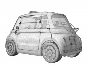 Fiat Topolino 2023 Modèle 3D
