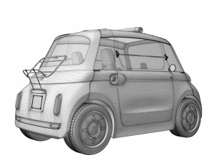 Fiat Topolino 2023 Modèle 3D