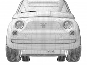 Fiat Topolino 2023 Modèle 3D