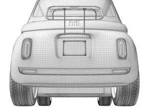 Fiat Topolino 2023 Modèle 3D