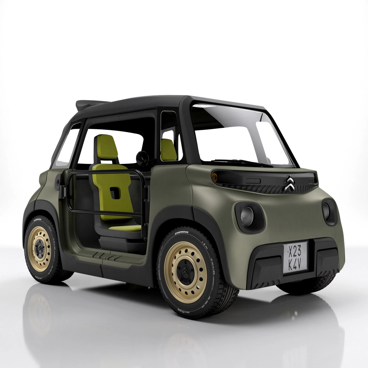 Citroen MY AMI BUGGY 2023 3D Model .c4d .max .obj .3ds .fbx .stl .blend 