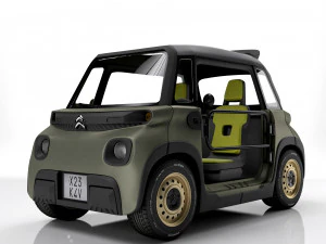Citroen MY AMI BUGGY 2023 3D Model