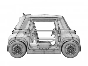 Citroen MY AMI BUGGY 2023 3D Model