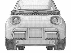 Citroen MY AMI BUGGY 2023 3D मॉडल