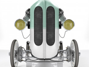 Steampunk Race Car 3D Модель