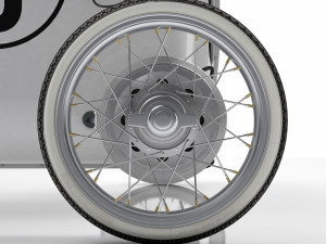 Steampunk Race Car 3D Модель