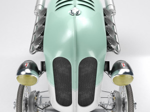 Steampunk Race Car 3D Модель