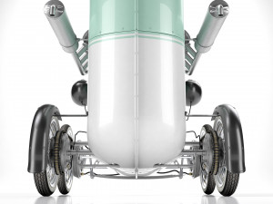 Steampunk Race Car 3D Модель