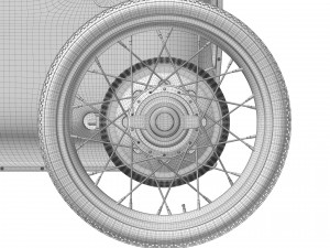 Steampunk Race Car 3D Модель