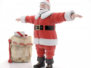 Pap&aacute; Noel Modelo 3D