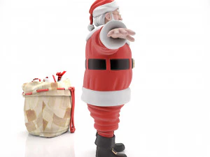 Pap&aacute; Noel Modelo 3D