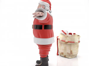 Pap&aacute; Noel Modelo 3D