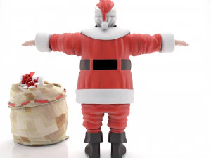 Pap&aacute; Noel Modelo 3D