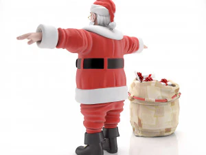 Pap&aacute; Noel Modelo 3D