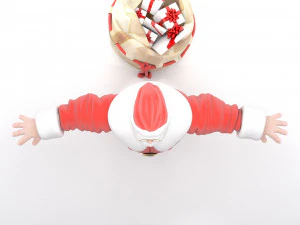 Pap&aacute; Noel Modelo 3D