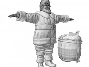 Pap&aacute; Noel Modelo 3D