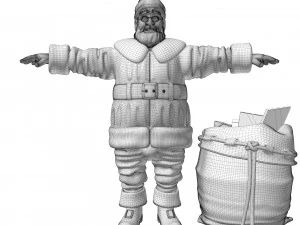 Pap&aacute; Noel Modelo 3D