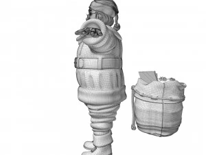 Pap&aacute; Noel Modelo 3D