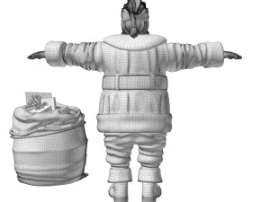 Pap&aacute; Noel Modelo 3D