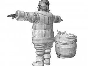 Pap&aacute; Noel Modelo 3D