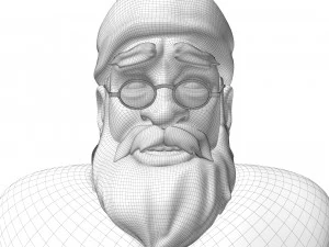 Pap&aacute; Noel Modelo 3D