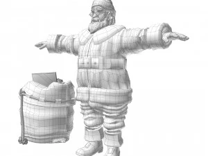 Pap&aacute; Noel Modelo 3D