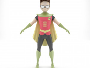 Robin Character Cartoon 3D 모델