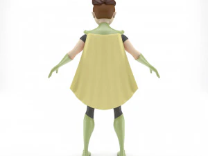 Personaggio dei cartoni animati di Robin Modello 3D