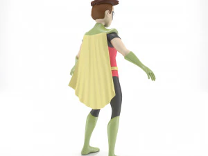 Personaggio dei cartoni animati di Robin Modello 3D