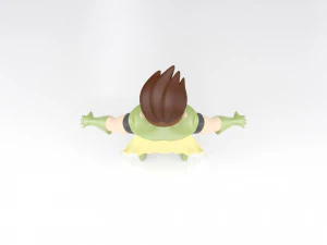 Personaggio dei cartoni animati di Robin Modello 3D