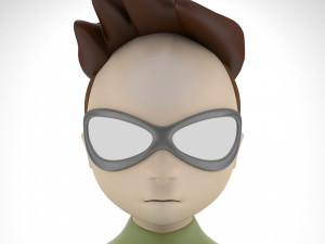 Robin Character Cartoon 3D 모델