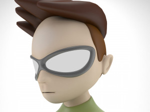 Robin Character Cartoon 3D 모델
