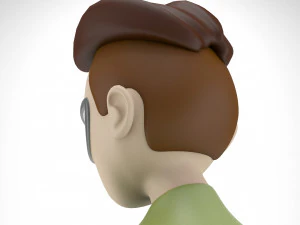 Personaggio dei cartoni animati di Robin Modello 3D