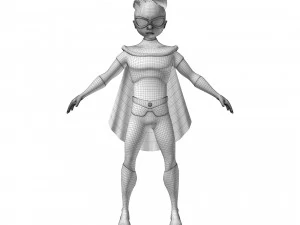 Personaggio dei cartoni animati di Robin Modello 3D