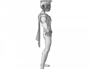 Personaggio dei cartoni animati di Robin Modello 3D