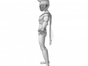 Robin Character Cartoon 3D 모델