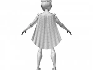 Personaggio dei cartoni animati di Robin Modello 3D