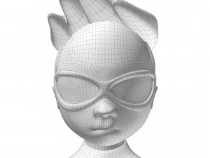 Personaggio dei cartoni animati di Robin Modello 3D