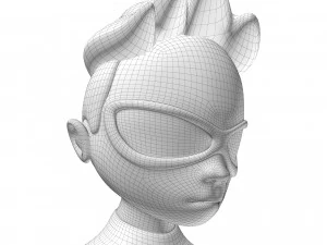 Personaggio dei cartoni animati di Robin Modello 3D