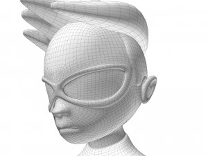 Personaggio dei cartoni animati di Robin Modello 3D