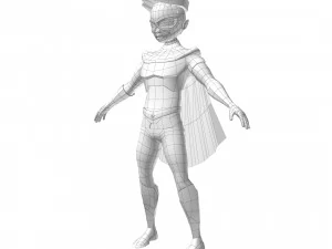 Personaggio dei cartoni animati di Robin Modello 3D