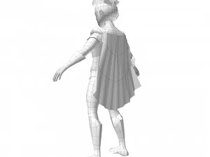 Personaggio dei cartoni animati di Robin Modello 3D