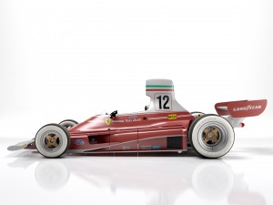 Ferrari F1 312T 1975 3D Model