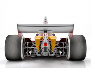 Ferrari F1 312T 1975 3D Model