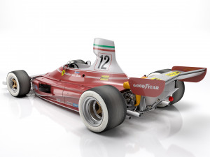 Ferrari F1 312T 1975 3D Model