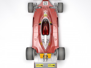 Ferrari F1 312T 1975 3D Model