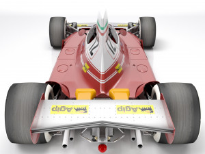 Ferrari F1 312T 1975 3D Model