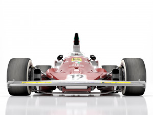 Ferrari F1 312T 1975 3D Model